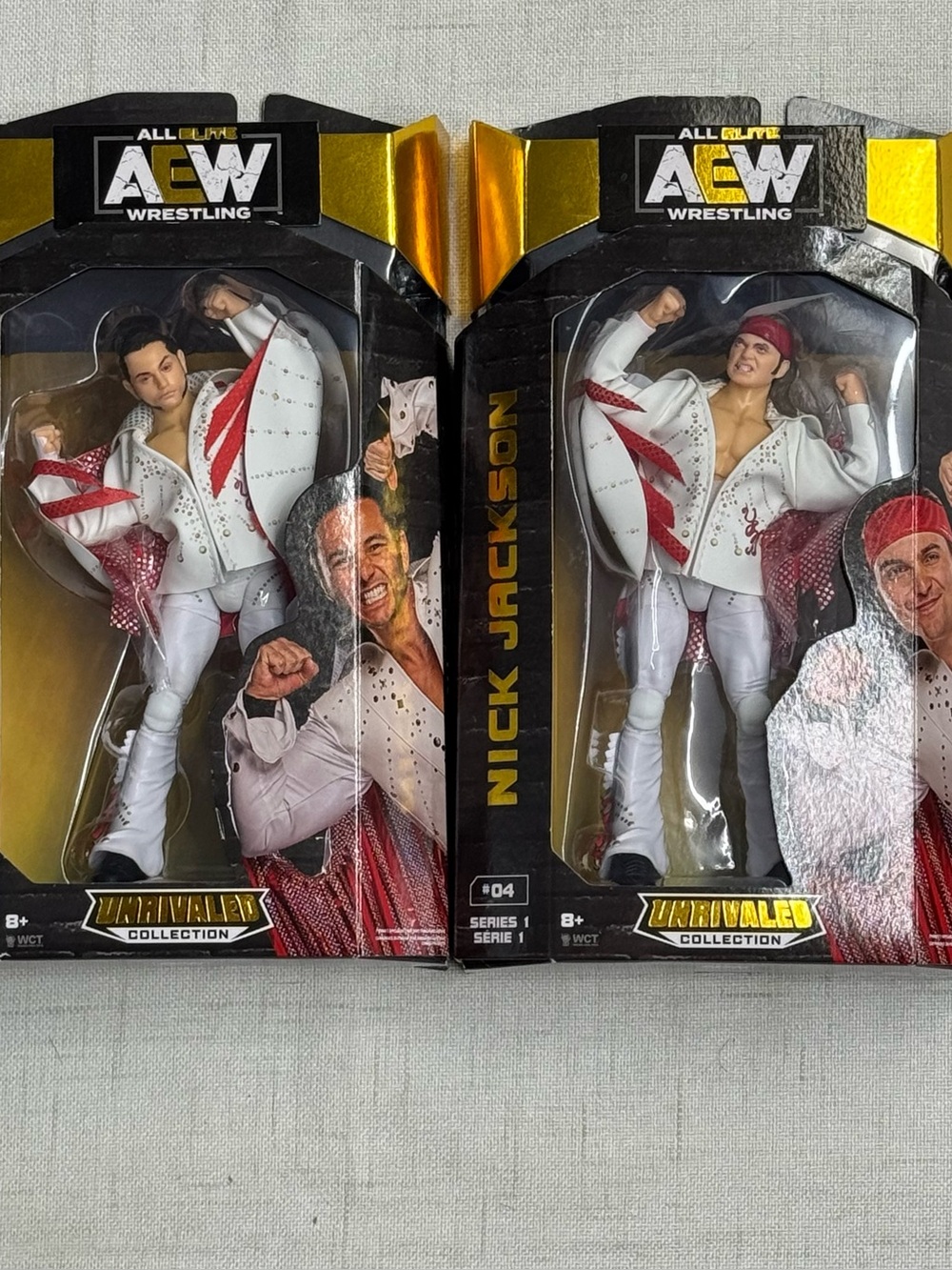 2021 AEW Jazwares Unrivaled Series 1 #03 Matt Jackson #04 Nick Jackson
